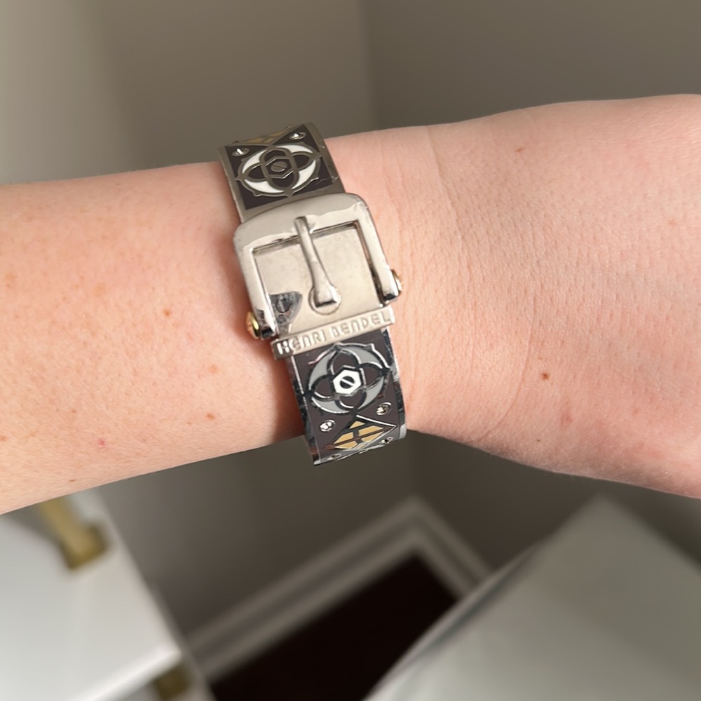 Henri Bendel Silver Bangle - image 4